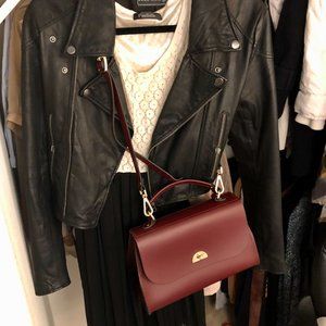 Women Lamb leather Jacket- Coco NewYork- 00/XS